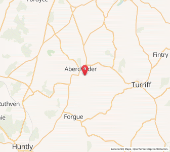 Map of Clunie, ScotlandScotland