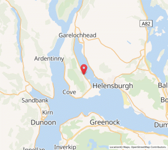 Map of Clynder, ScotlandScotland