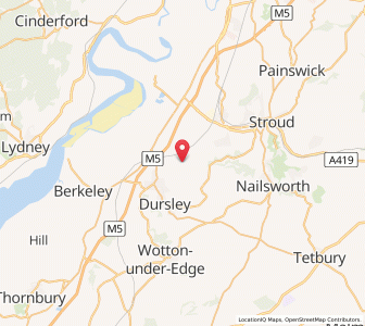 Map of Coaley, EnglandEngland