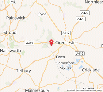 Map of Coates, EnglandEngland