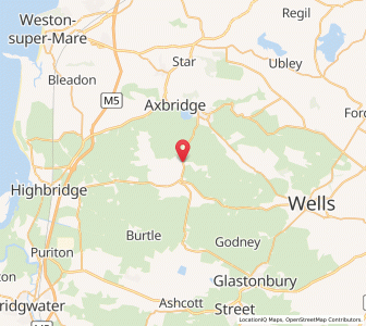 Map of Cocklake, EnglandEngland