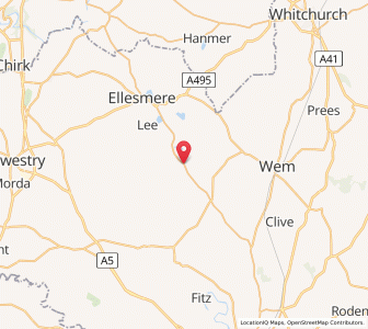 Map of Cockshutt, EnglandEngland
