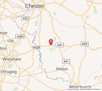 Map of Coddington, EnglandEngland