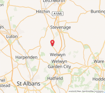 Map of Codicote, EnglandEngland