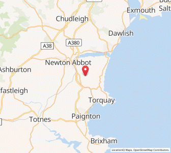 Map of Coffinswell, EnglandEngland