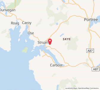Map of Coillore, ScotlandScotland