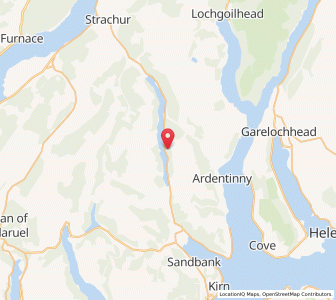 Map of Coirantee, ScotlandScotland