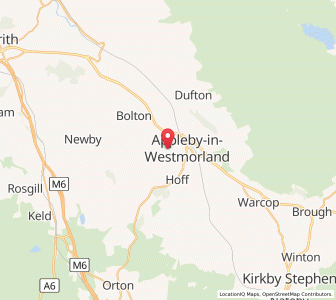 Map of Colby, EnglandEngland