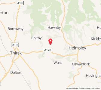 Map of Cold Kirby, EnglandEngland