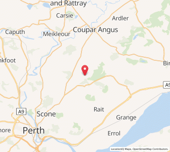 Map of Collace, ScotlandScotland