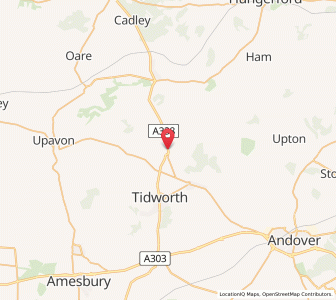 Map of Collingbourne Ducis, EnglandEngland