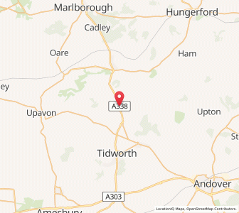 Map of Collingbourne Kingston, EnglandEngland