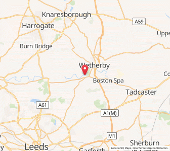 Map of Collingham, EnglandEngland
