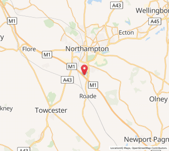 Map of Collingtree, EnglandEngland