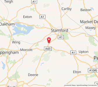 Map of Collyweston, EnglandEngland