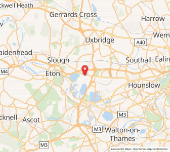 Map of Colnbrook, EnglandEngland