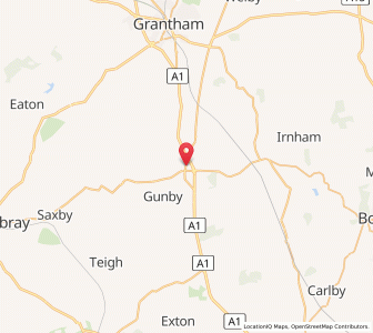 Map of Colsterworth, EnglandEngland