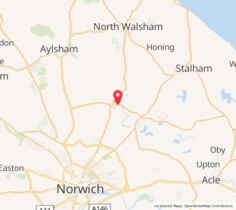 Map of Coltishall, EnglandEngland