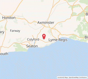 Map of Combpyne, EnglandEngland