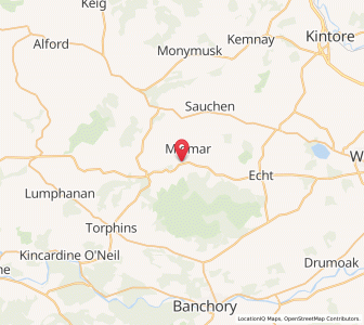 Map of Comers, ScotlandScotland