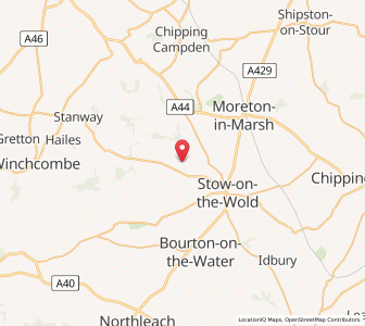 Map of Condicote, EnglandEngland