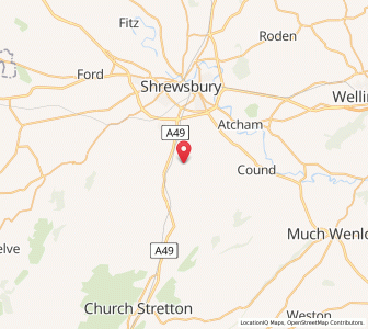 Map of Condover, EnglandEngland