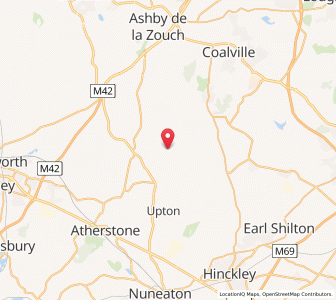 Map of Congerstone, EnglandEngland