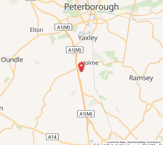 Map of Conington, EnglandEngland