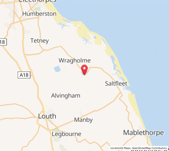 Map of Conisholme, EnglandEngland