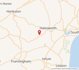 Map of Cookley, EnglandEngland