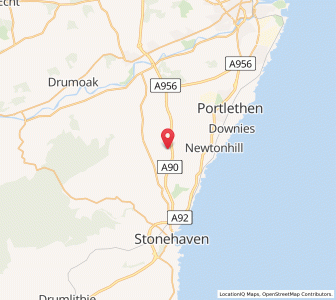 Map of Cookney, ScotlandScotland