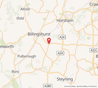 Map of Coolham, EnglandEngland