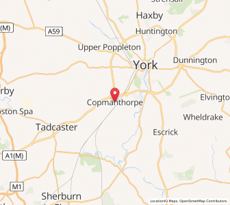 Map of Copmanthorpe, EnglandEngland