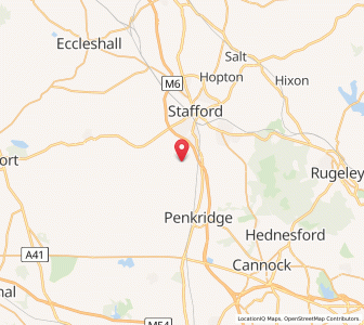 Map of Coppenhall, EnglandEngland