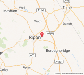 Map of Copt Hewick, EnglandEngland