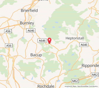 Map of Cornholme, EnglandEngland