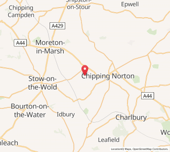 Map of Cornwell, EnglandEngland