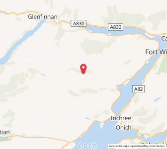 Map of Corrlarach, ScotlandScotland
