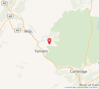 Map of Corrybrough, ScotlandScotland