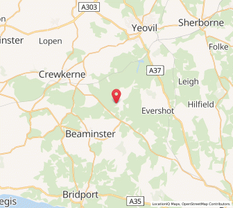 Map of Corscombe, EnglandEngland