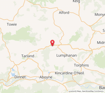 Map of Corse, ScotlandScotland