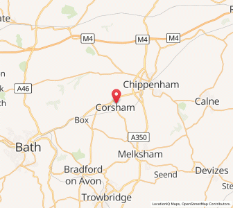 Map of Corsham, EnglandEngland