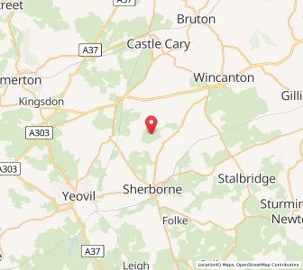 Map of Corton Denham, EnglandEngland