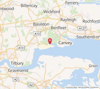 Map of Coryton, EnglandEngland