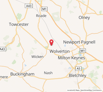 Map of Cosgrove, EnglandEngland