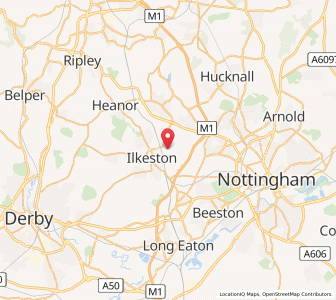 Map of Cossall, EnglandEngland