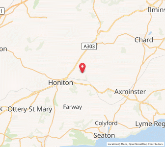 Map of Cotleigh, EnglandEngland