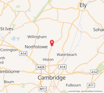 Map of Cottenham, EnglandEngland