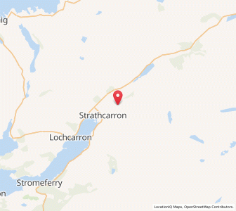 Map of Coulags, ScotlandScotland