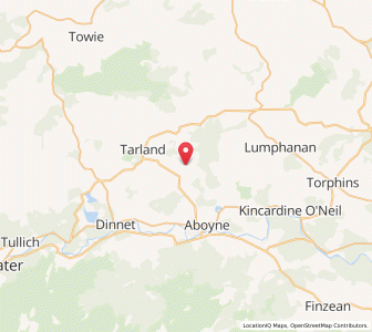 Map of Coull, ScotlandScotland